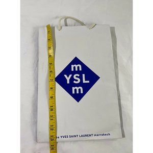 YSL Yves Saint Laurent Paper Reusable Shopping Bag 13" x 9" x 4.2"